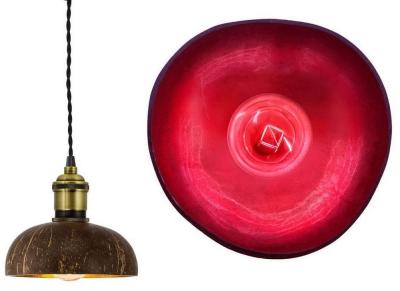 Плафон Sun Lumen, красный, диаметр 130 (арт. 081-078)