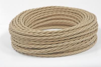 Ретро провод витой Interior wire капучино