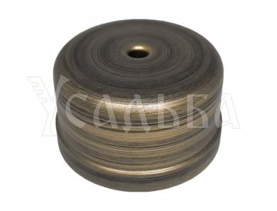 Ретро коробка распределительная Мезонин, коллекция Усадьба, D80, пластик, бронза