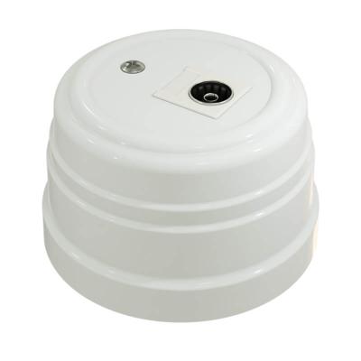 Ретро розетка ТВ Мезонин, коллекция Усадьба, пластик, белый Ретро розетка ТВ Мезонин, коллекция Усадьба, пластик, белый