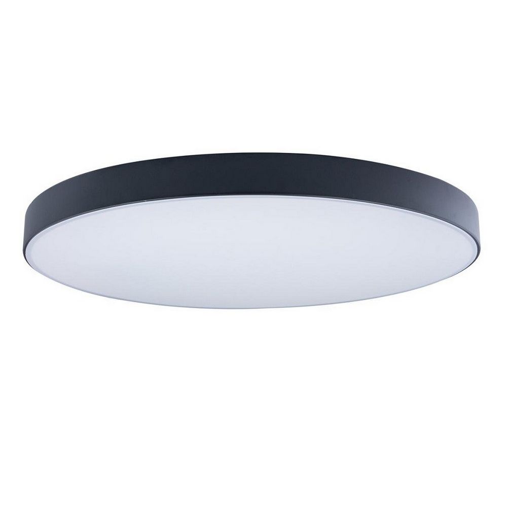 Качественная картинка LOFT IT Потолочный светильники 48 Вт D600*50мм черный пластиковый (арт. 10002/48 Black)