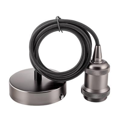Подвес потолочный Sun Lumen, E27, длина 70, черный (арт. 056-595) Подвес потолочный Sun Lumen, E27, длина 70, черный (арт. 056-595)