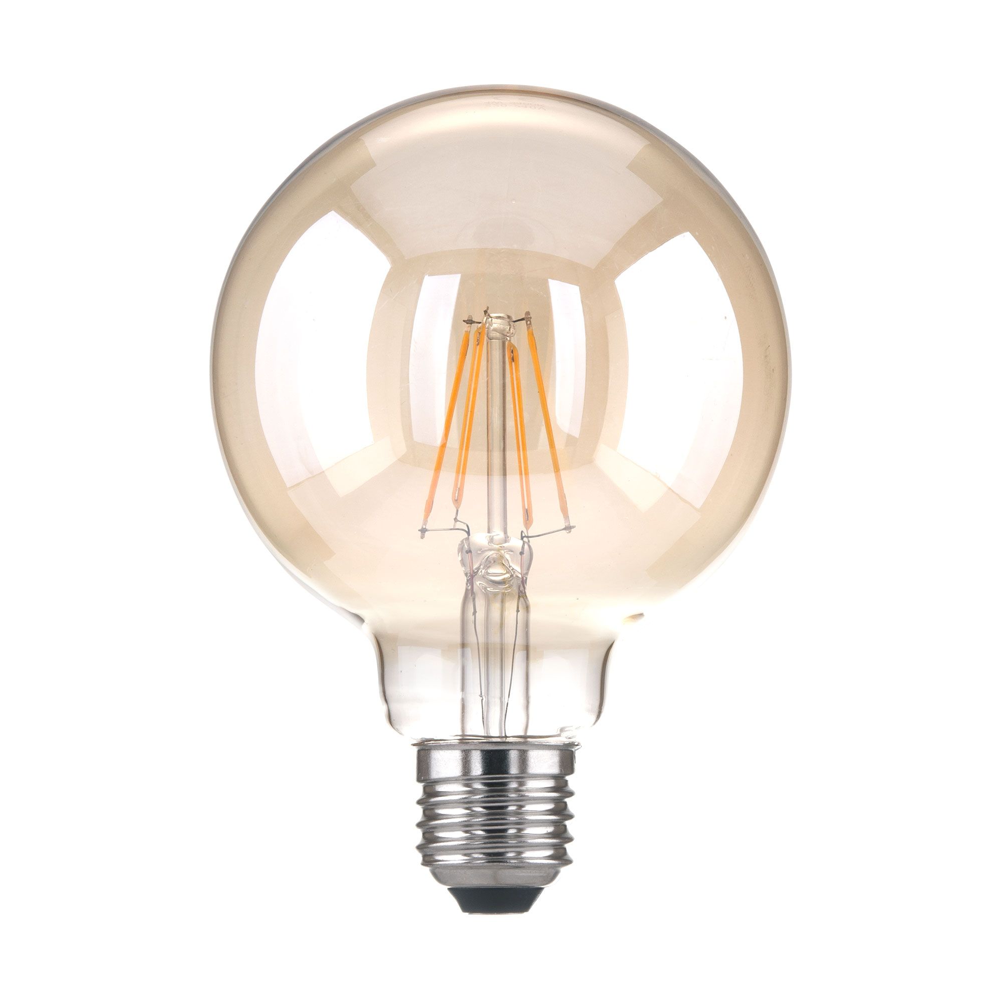 Качественная картинка Филаментная светодиодная ретро лампа Dimmable Elektrostandard G95 6W 3300K E27