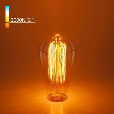 Ретро лампа накаливания Эдисона Elektrostandard ST64 60W E27