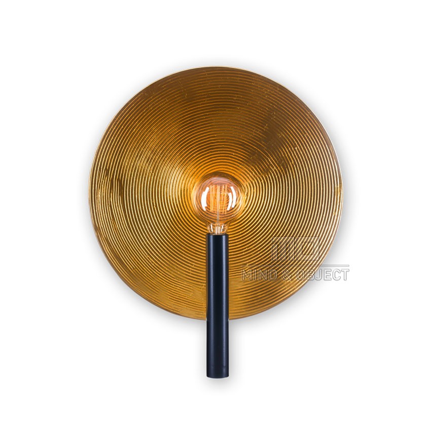 Качественная картинка Дизайнерский светильник Бра "Чаша" D 45 мм, Sun Lumen, золотой, арт. 091-114