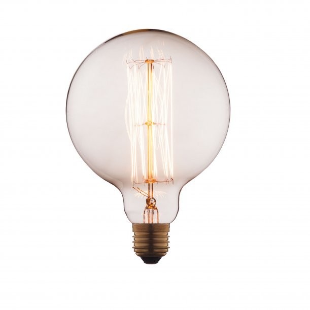 Качественная картинка Лампочка Эдисона Лофт IT Шар, E27, 40W, прозрачная