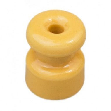 Изолятор для наружного монтажа Bironi, R, керамика, цвет песочное золото