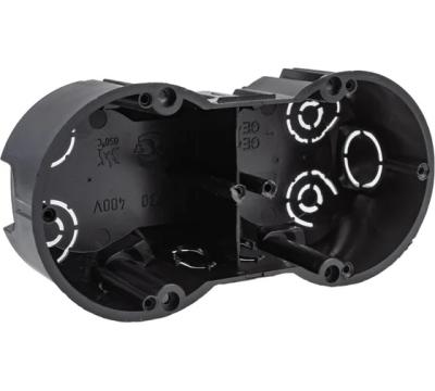 Коробка установочная Greenel 2-местная 141х70х45мм. скрытый монтаж в полых стенах, зеленый