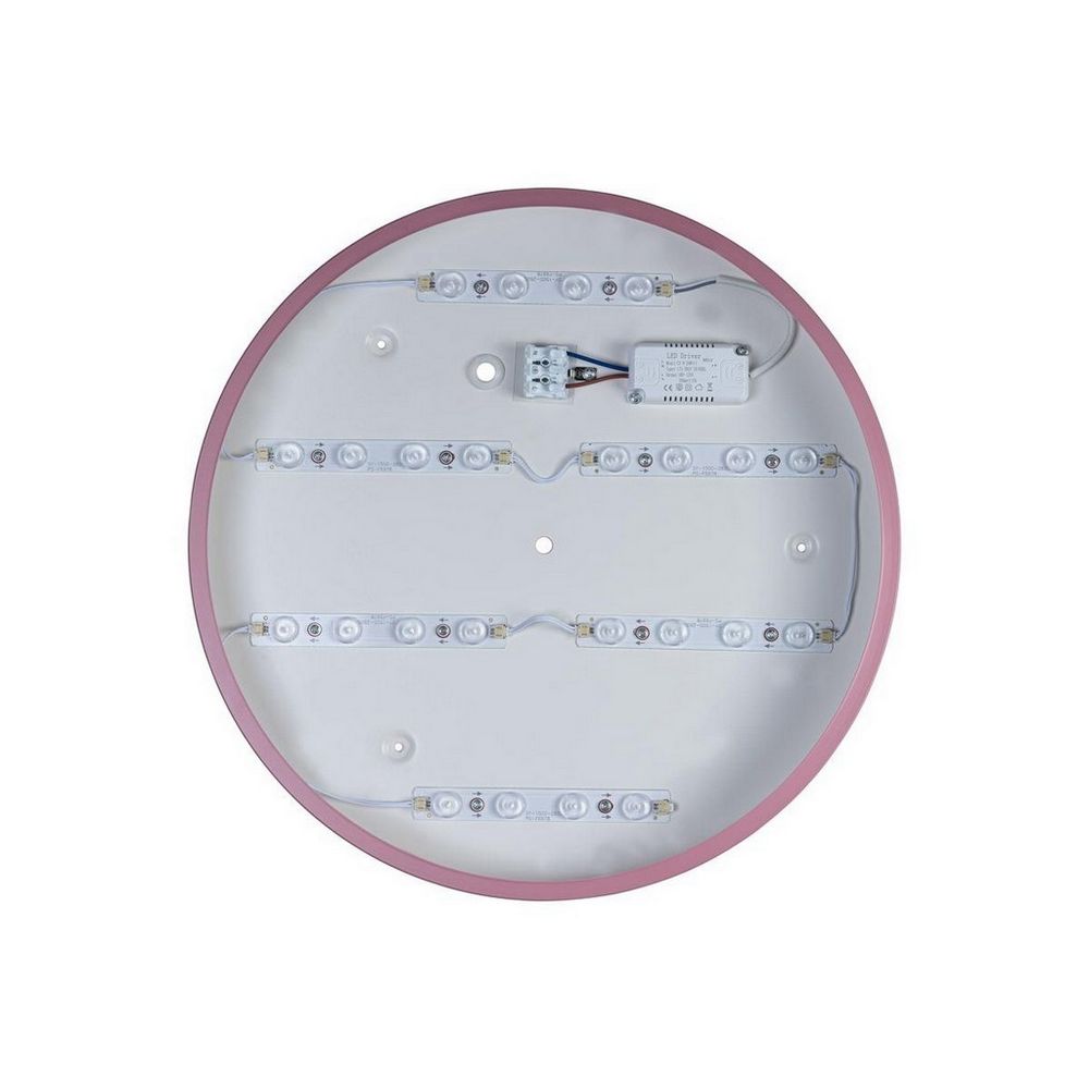 Качественная картинка LOFT IT Потолочный светильники 24 Вт D400*50мм розовый пластиковый (арт. 10003/24 Pink)