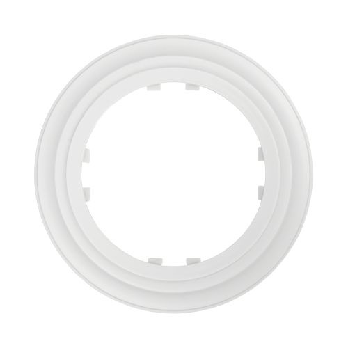 Рамка LKstudio, серия Vintage, пластик, круглая, белый