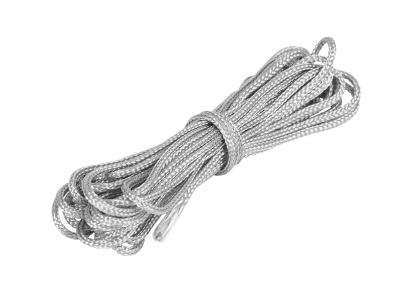 Ретро шнур Мезонин из п/э нити для фиксации проводов на изоляторах, титан