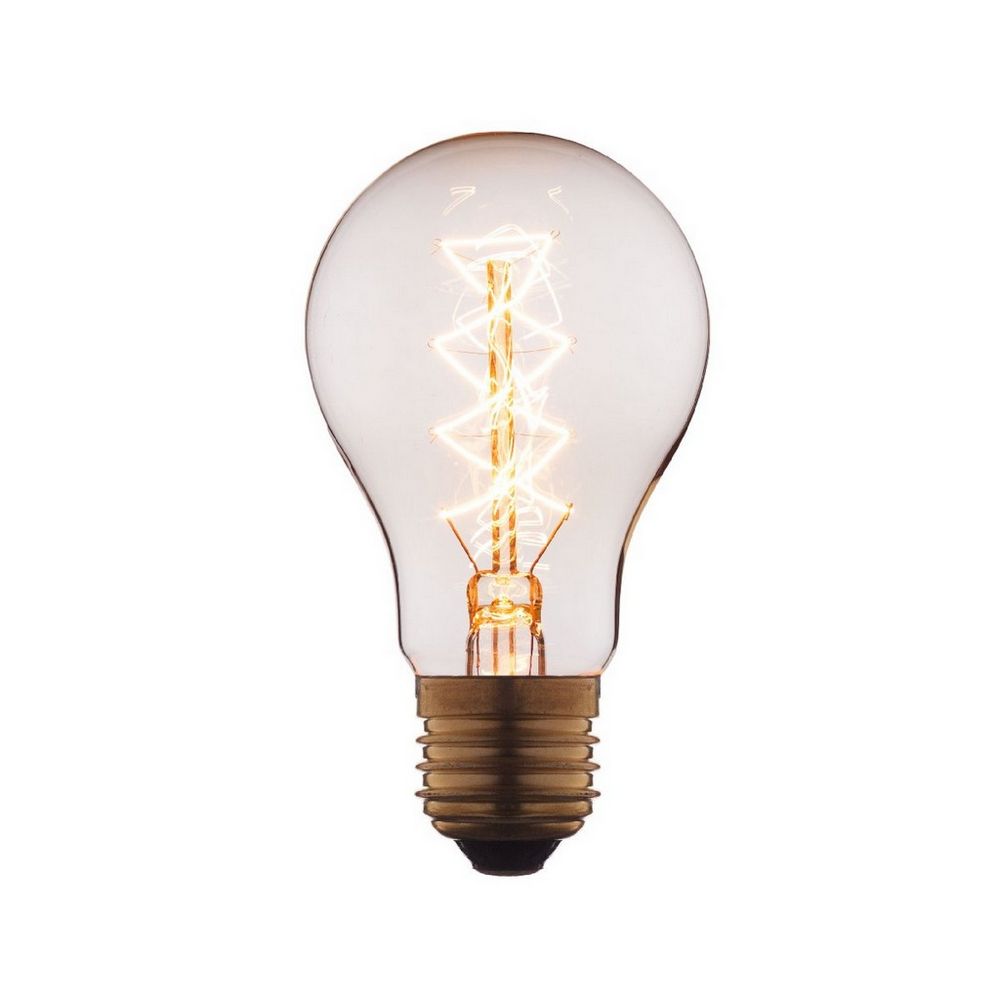 Качественная картинка Лампочка Эдисона Лофт IT Груша, E27, 40W, прозрачная