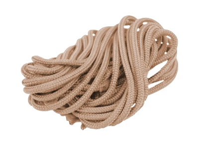 Ретро шнур Мезонин из п/э нити для фиксации проводов на изоляторах, беж перламутр