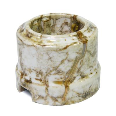 Ретро розетка электрическая Lindas керамика мрамор