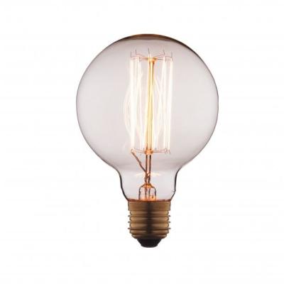 Лампочка Эдисона Лофт IT Шар, E27, 40W, прозрачная