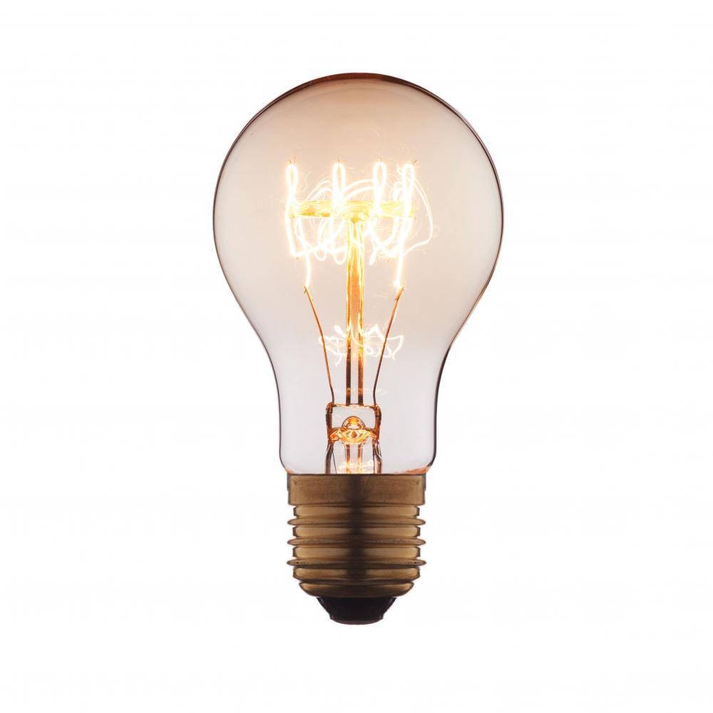 Качественная картинка Лампочка Эдисона Лофт IT Груша, E27, 60W, прозрачная