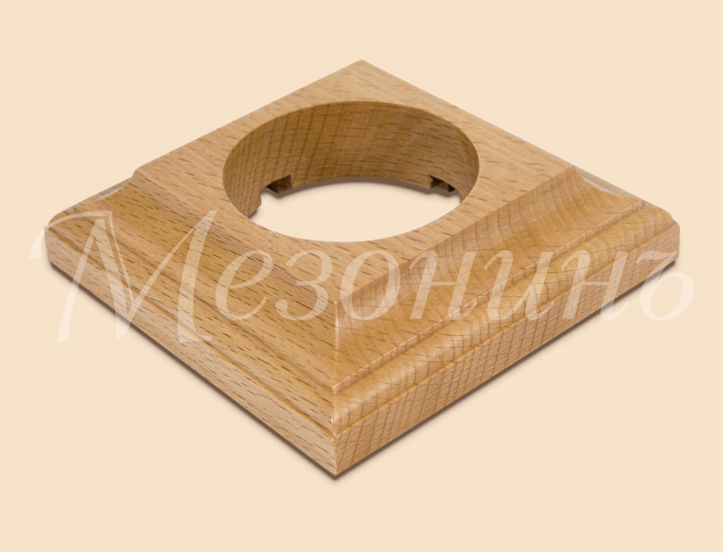 Ретро рамка Мезонин, коллекция Престиж, дерево, квадратная, наружный монтаж, без тонировки