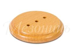 Ретро подложка Мезонин, коллекция Элегант, дерево, круглая, без тонировки