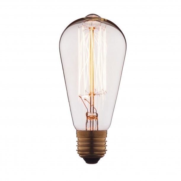 Качественная картинка Лампочка Эдисона Лофт IT ST57, E27, 60W, прозрачная