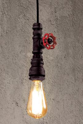 LOFT IT Подвесные светильники  1x40 Вт Цоколь E27 D 70 H 180 W 100 Металлическая арматура, цвет - че