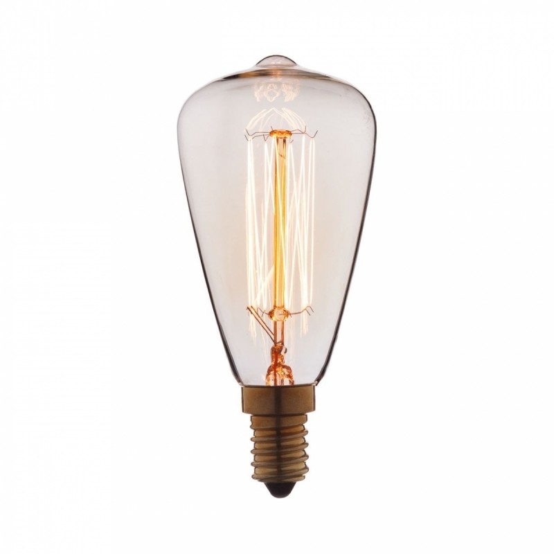 Качественная картинка Лампочка Эдисона Лофт IT ST48, E14, 40W, прозрачная
