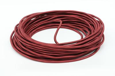 Ретро провод декоративный круглый Interior wire, гранатовый шелк