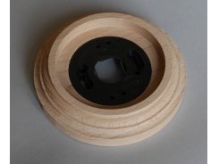 Ретро рамка Retrika, дерево, серия овал, натуральное дерево