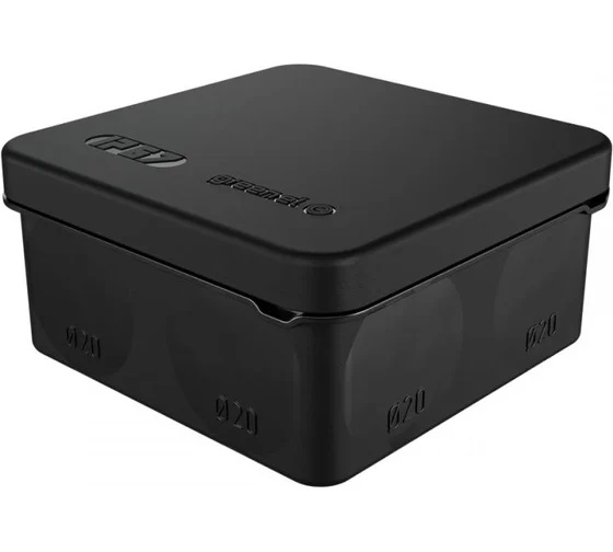 Коробка распределительная Greenel PRO двухкомпонентная, безгалогенная (HF), 80х80х40 мм, наруж.монт