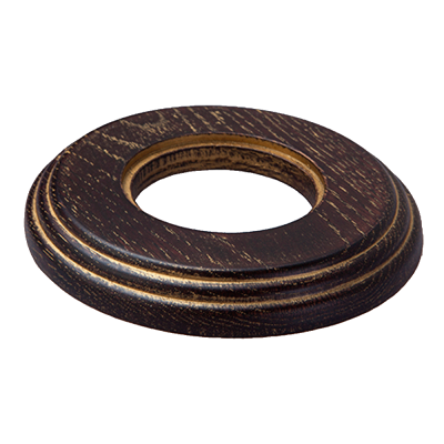 Ретро рамка Salvador, дерево, восьмерка, внутренний монтаж, венге с золотой патиной