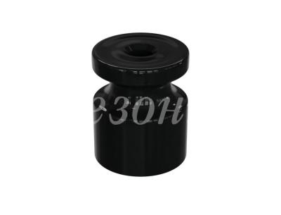 Ретро изолятор Мезонин, коллекция Усадьба, пластик, D20х24мм, черный