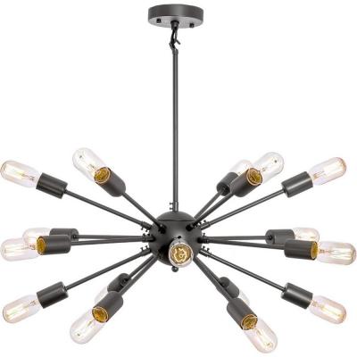 LOFT IT Люстры Подвесные люстры 18x40 Вт Цоколь E27 D 780 H 900 Металлическая арматура, цвет - дымча LOFT IT Люстры Подвесные люстры 18x40 Вт Цоколь E27 D 780 H 900 Металлическая арматура, цвет - дымча