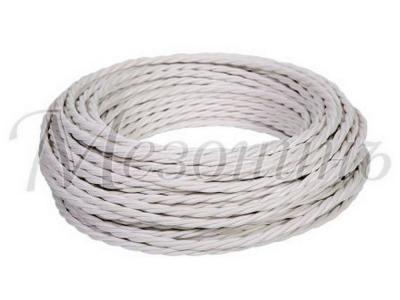 Ретро провод витой Мезонин, белый Ретро провод витой Мезонин, белый