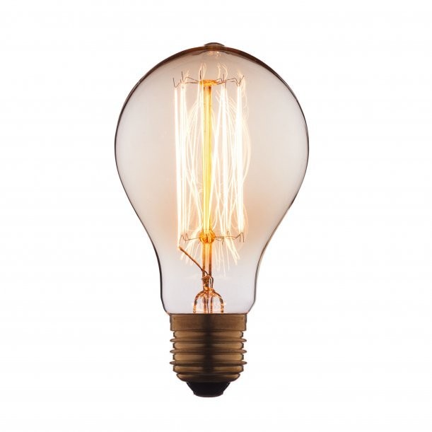 Качественная картинка Лампочка Эдисона Лофт IT, E27, 40W, прозрачная