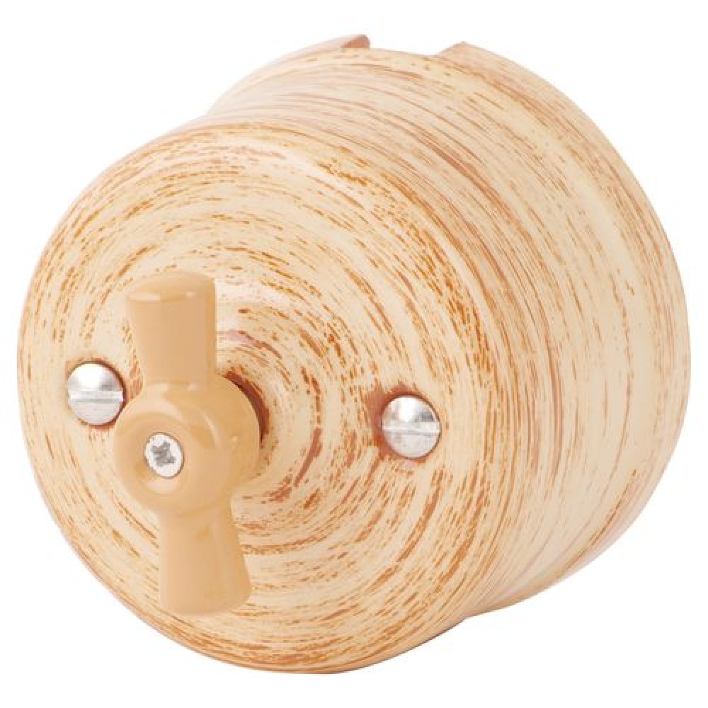 Качественная картинка Ретро выключатель Sun Lumen, керамика, Оробико Россо