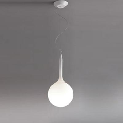 Bead Подвесные светильники  1x60 Вт Цоколь E27 D350 H710-2000 Стеклянные плафоны белого матового цве