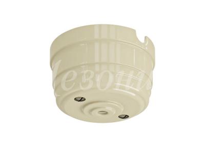 Корпус розетки потолочной Мезонин, фарфор, c подъемной рамкой, слоновая кость