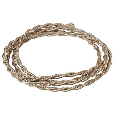 Ретро провод витой термостойкий Salvador карамель