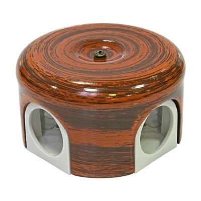 Ретро распределительная коробка Lindas, керамика, палисандр