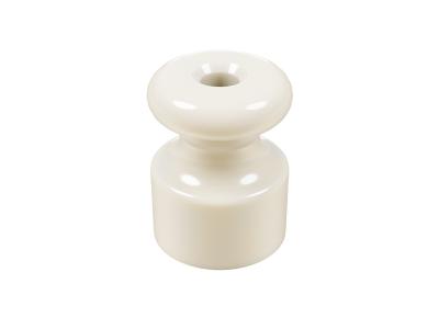 Ретро изолятор Мезонин, фарфор, коллекция Новая Голландия, D18,5х24мм., имбирь