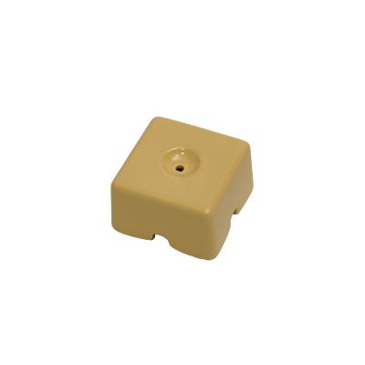 Ретро распределительная коробка Interior Electric, серия "КРОМ", керамика, D77, песочный