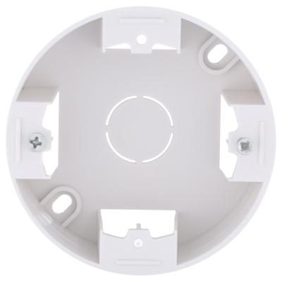 Подъемная коробка LKstudio, серия Vintage, 1-постовая, круглая, белый