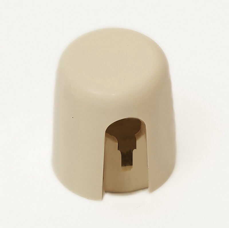 Качественная картинка Изолятор Interior Electric для круглого/витого провода (монтажная колодка) №1, пластик, слон. кость