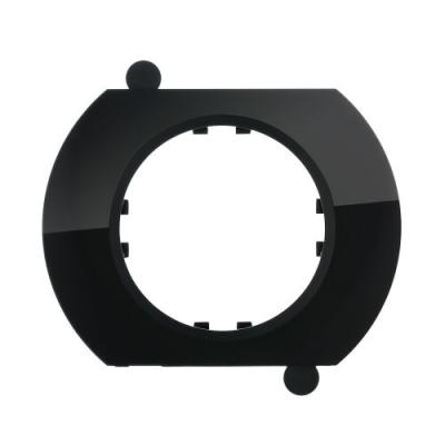 Рамка LKstudio, серия Vintage, круглая, промежуточная, темное стекло