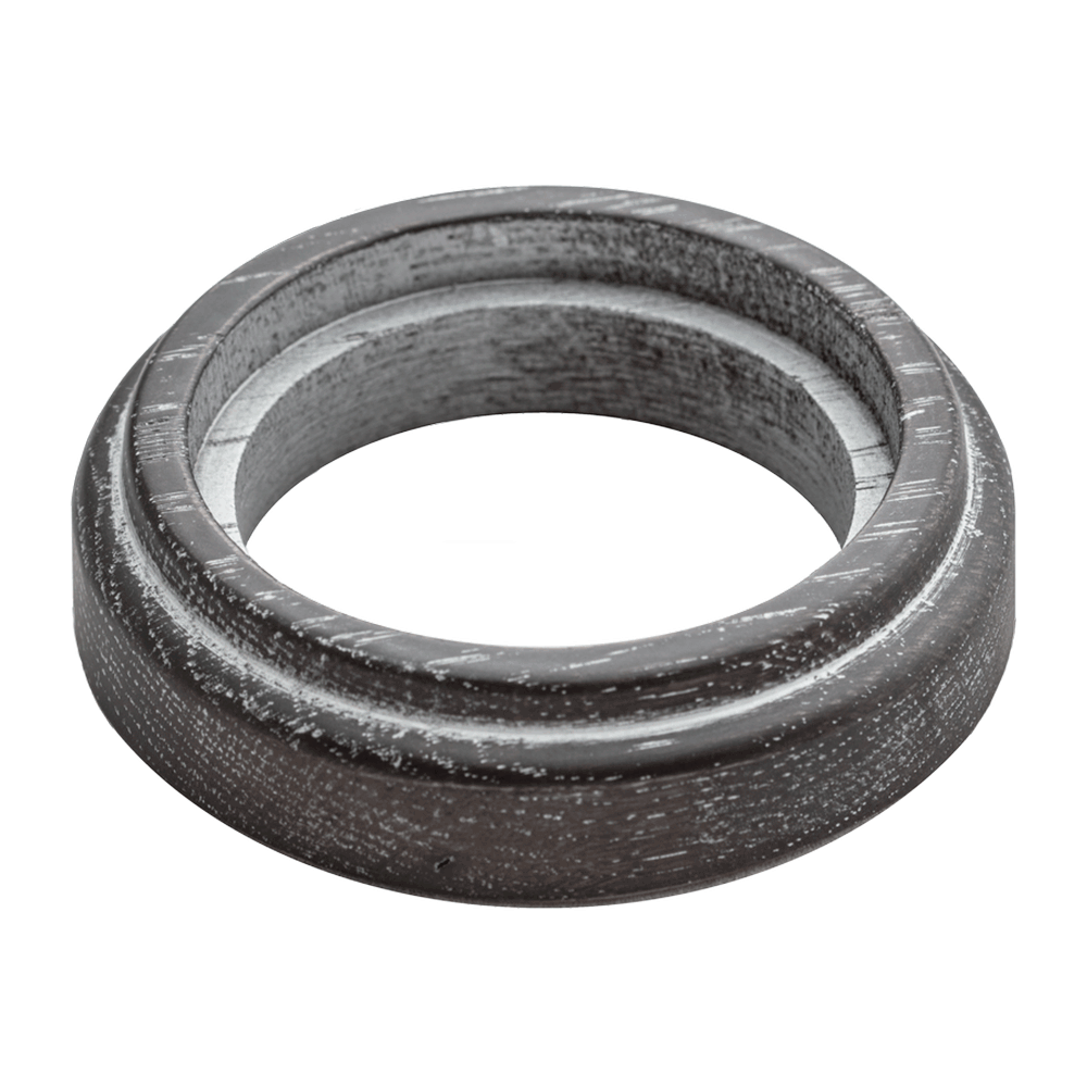 Ретро рамка на бревно Salvador, дерево, наруж.монтаж, восьмерка, венге с серебр.патиной (под заказ)