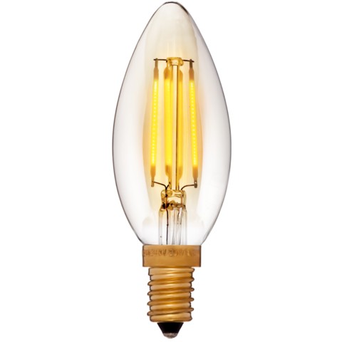 Качественная картинка Лампочка LED Sun Lumen, E14 (4W), золотая, арт. 056-823