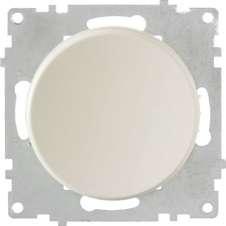 Качественная картинка Выключатель 1-клавишный проходной (переключатель), цвет бежевый