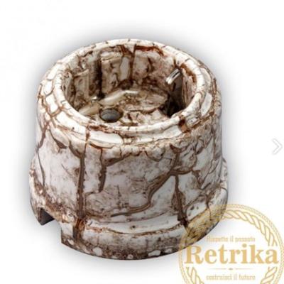 Ретро розетка ТВ Retrika керамика мрамор Ретро розетка ТВ Retrika керамика мрамор