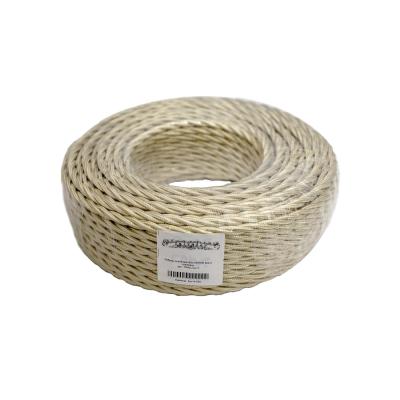 Ретро провод витой термостойкий Salvador шампань Ретро провод витой термостойкий Salvador шампань