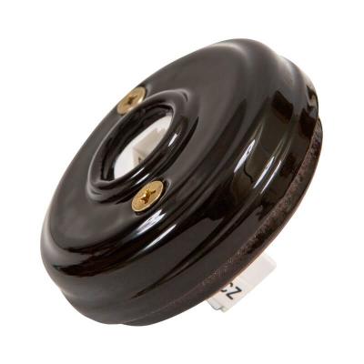 Ретро розетка компьютерная Мезонин, коллекция Новая Голландия, фарфор, без подъемной рамки, черный Ретро розетка компьютерная Мезонин, коллекция Новая Голландия, фарфор, без подъемной рамки, черный