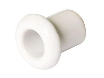 Ретро втулка межстеновая Мезонин, фарфор, белый